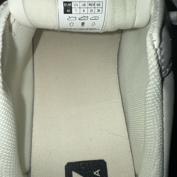 Veja White Sneakers with Gum Sole - Picture 6 of 6